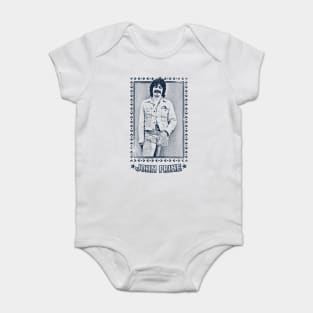 John Prine \/\\ Retro 70s Style Design Baby Bodysuit